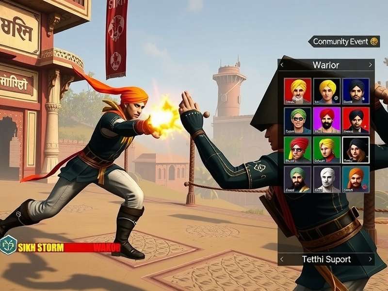 Sikh Storm community event screenshot